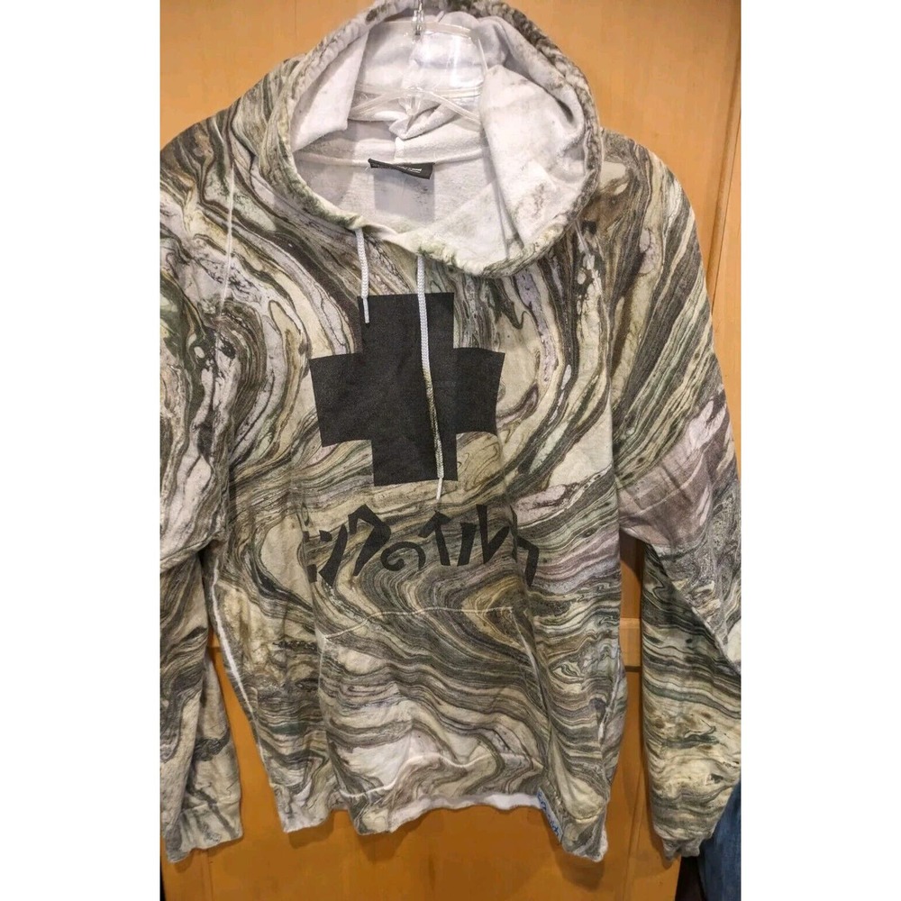 Pink Dolphin Sweatshirt Mens Hoodie‎ Medium Grey And Black